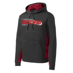 Sport-Tek® Sport-Wick® CamoHex Fleece Colorblock Hooded Pullover